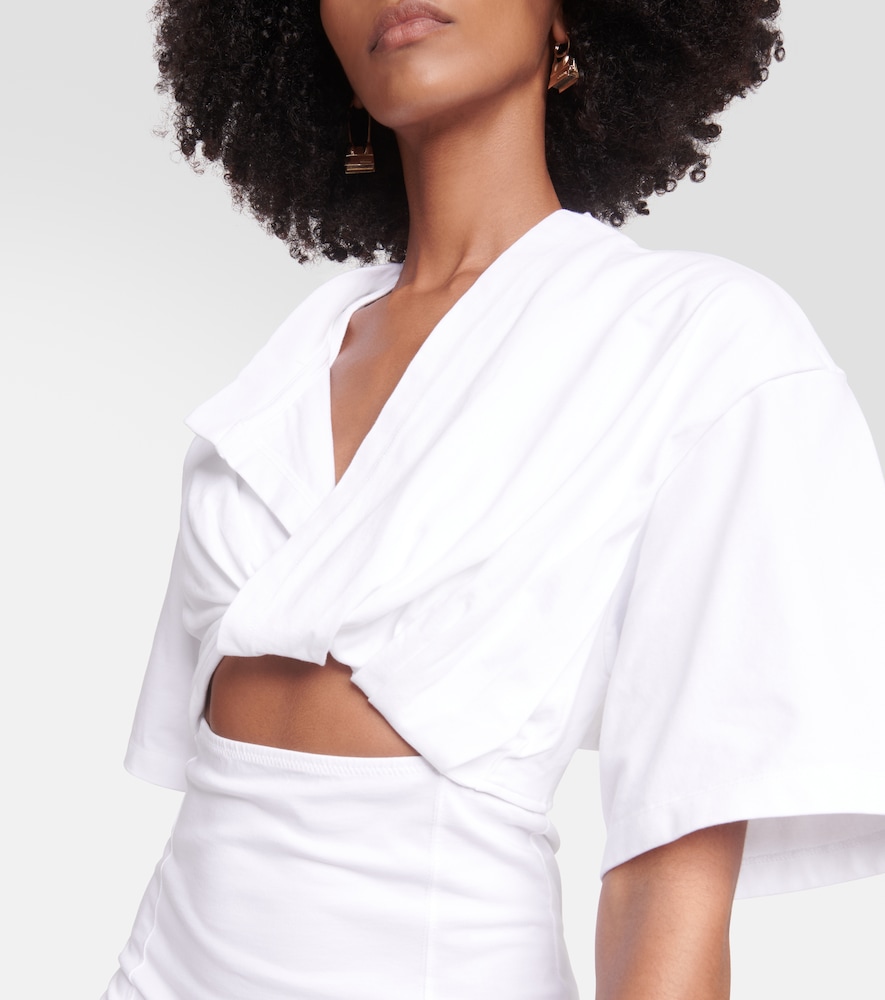 La Robe Bahia gathered minidress