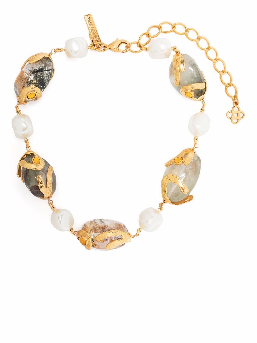 Pearl bead bracelet - Gold