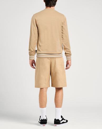 Man Sweatshirt Sand Size XL Cotton, Polyester