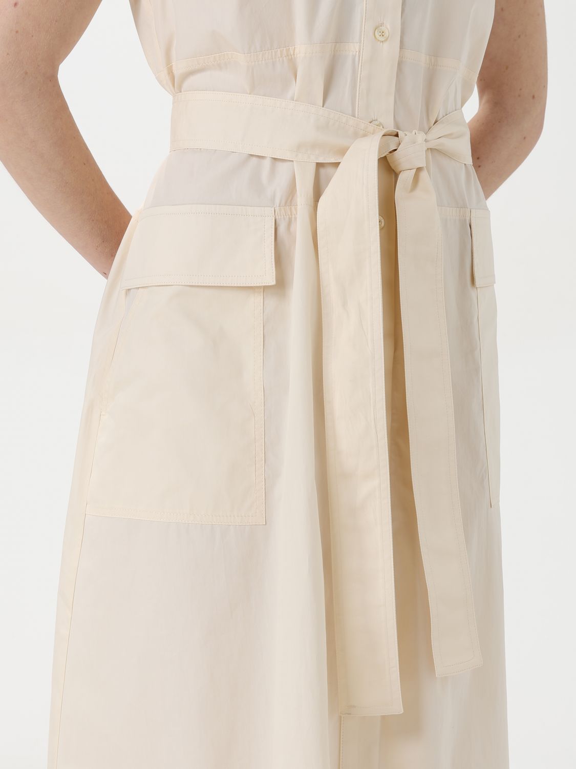 Dress Woman color Yellow Cream