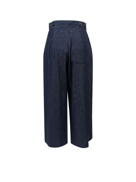 Maison Margiela Wide Leg Cropped Jeans