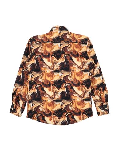 Kid Boy Shirt Camel Size 10 Polyester, Elastane
