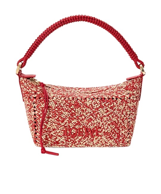 Cala mini bag in melange raffia