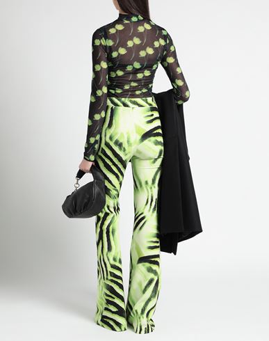 Woman Pants Lime green Size 8 Polyester, Elastane