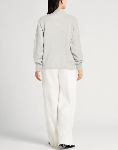 Collezione N_01 Woman Cardigan Light grey Size S Merino Wool