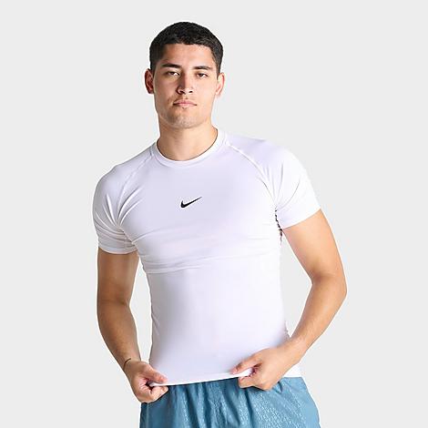 Men's Pro Dri-FIT Tight Fitness Top in White/Black