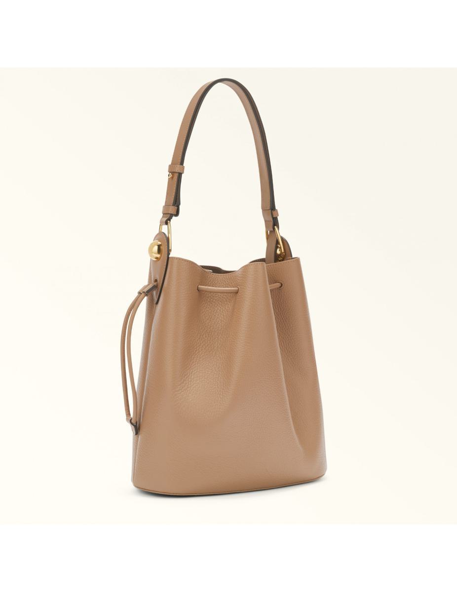 Leather Bucket Bag