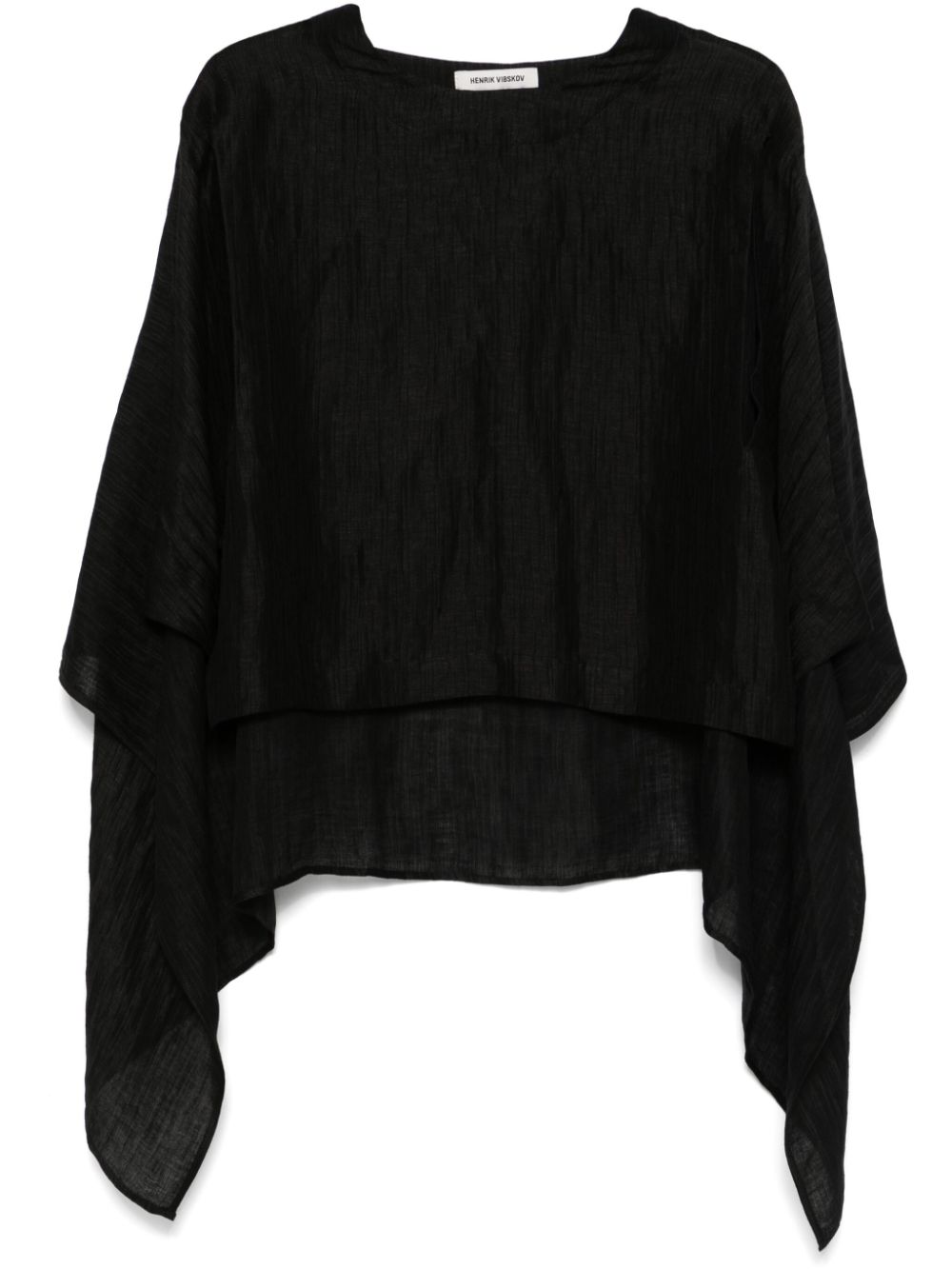 Uncut Silk blouse - Black