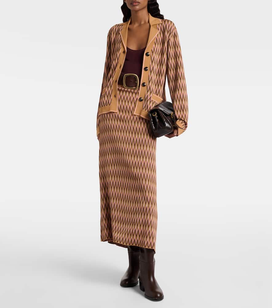 Quinley jacquard cardigan