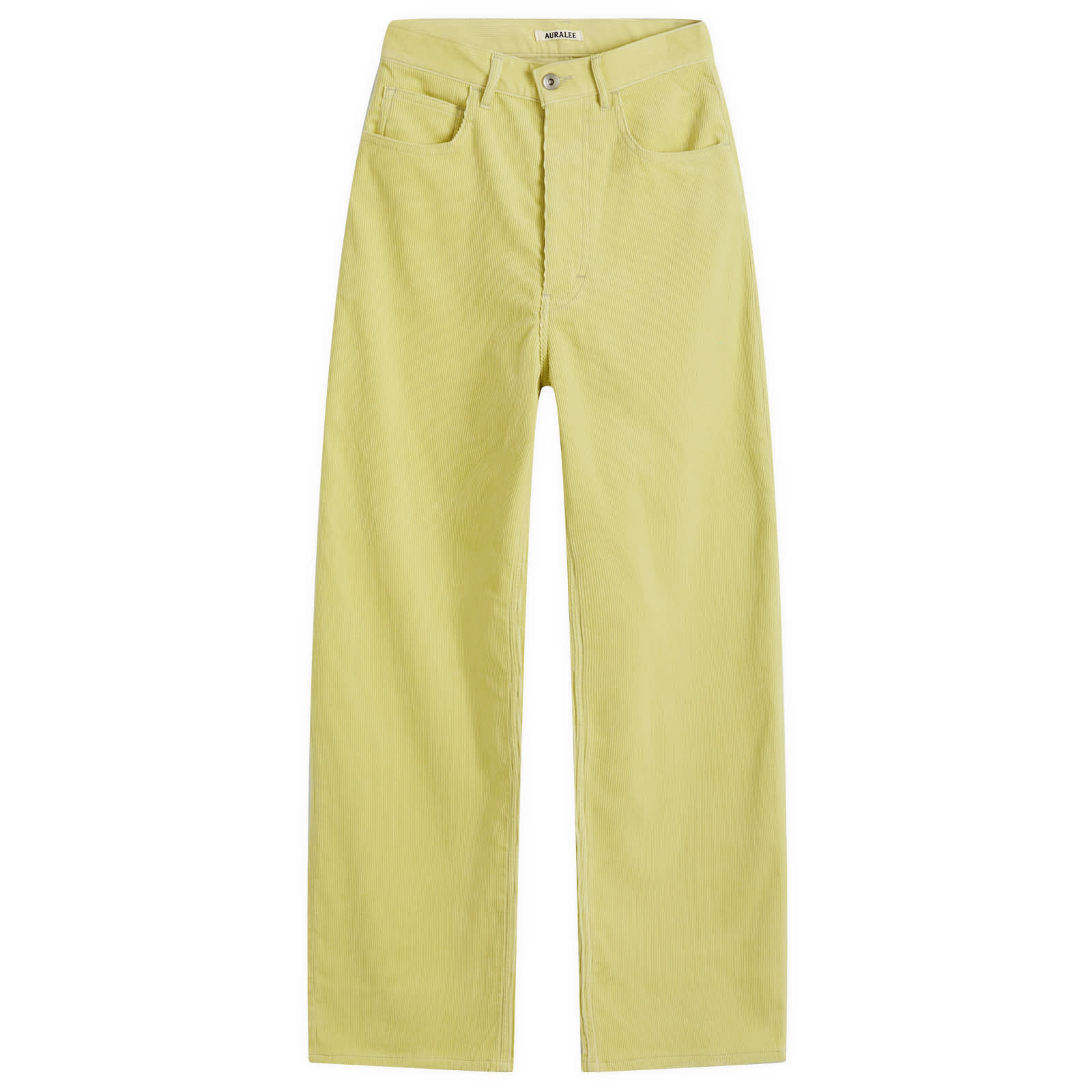 Women's Finx Corduroy Pants in Lime Green