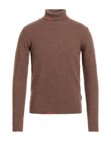 Man Turtleneck Khaki Size S Wool