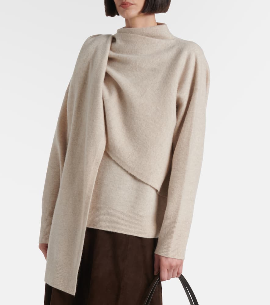 Draped sweater