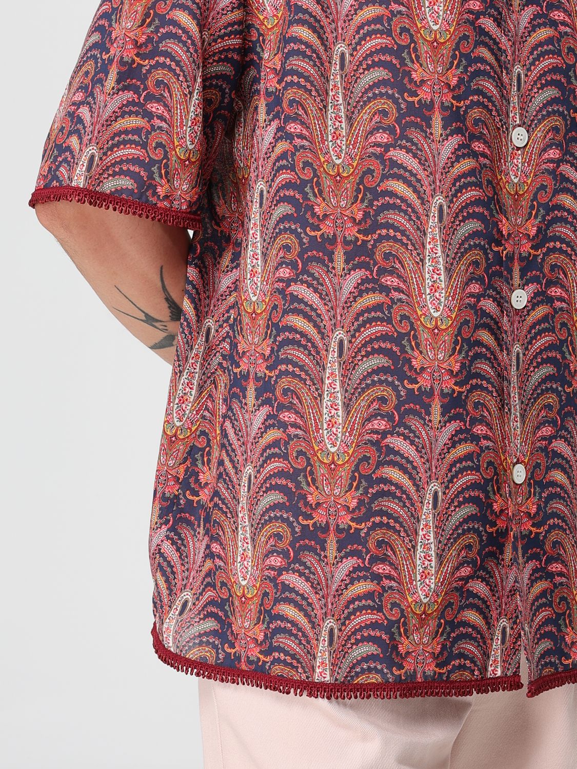 Shirt VALENTINO Men color Burgundy