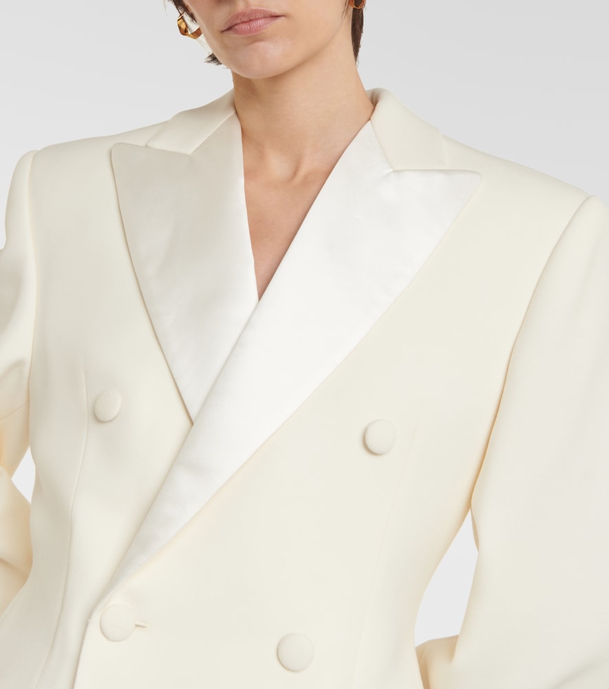 Wool blazer minidress