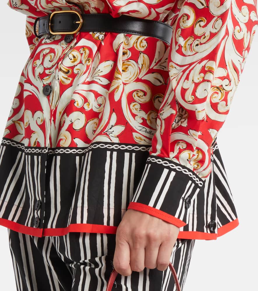Printed cotton shirt