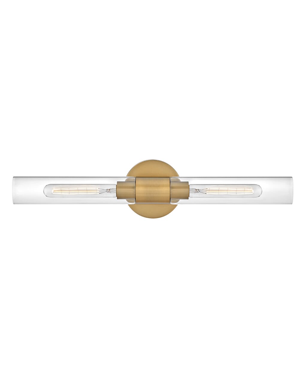 Shea 2-Light Bathroom Vanity Light in Lacquered Bra