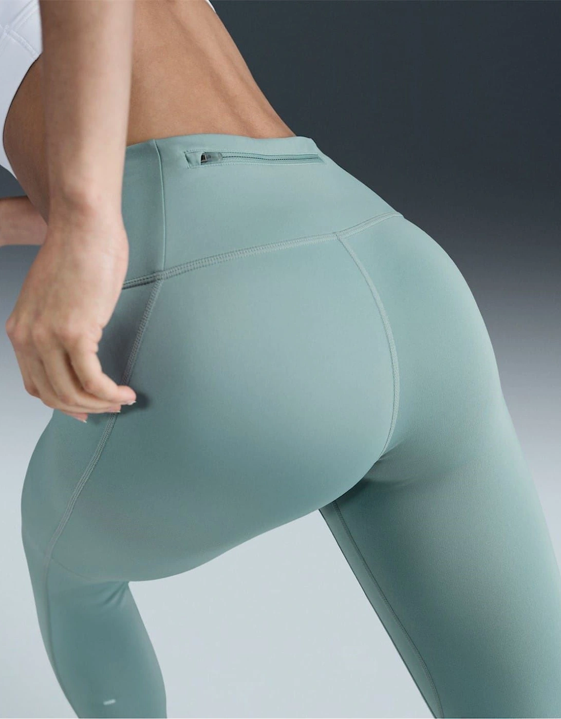 Nike Women's Womens High Waisted 7 8 Running Leggings - Blue