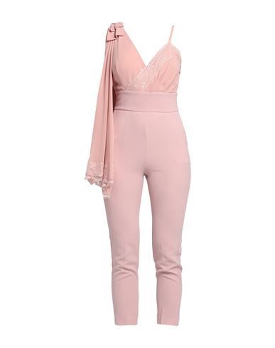 Woman Jumpsuit Blush Size 6 Polyester