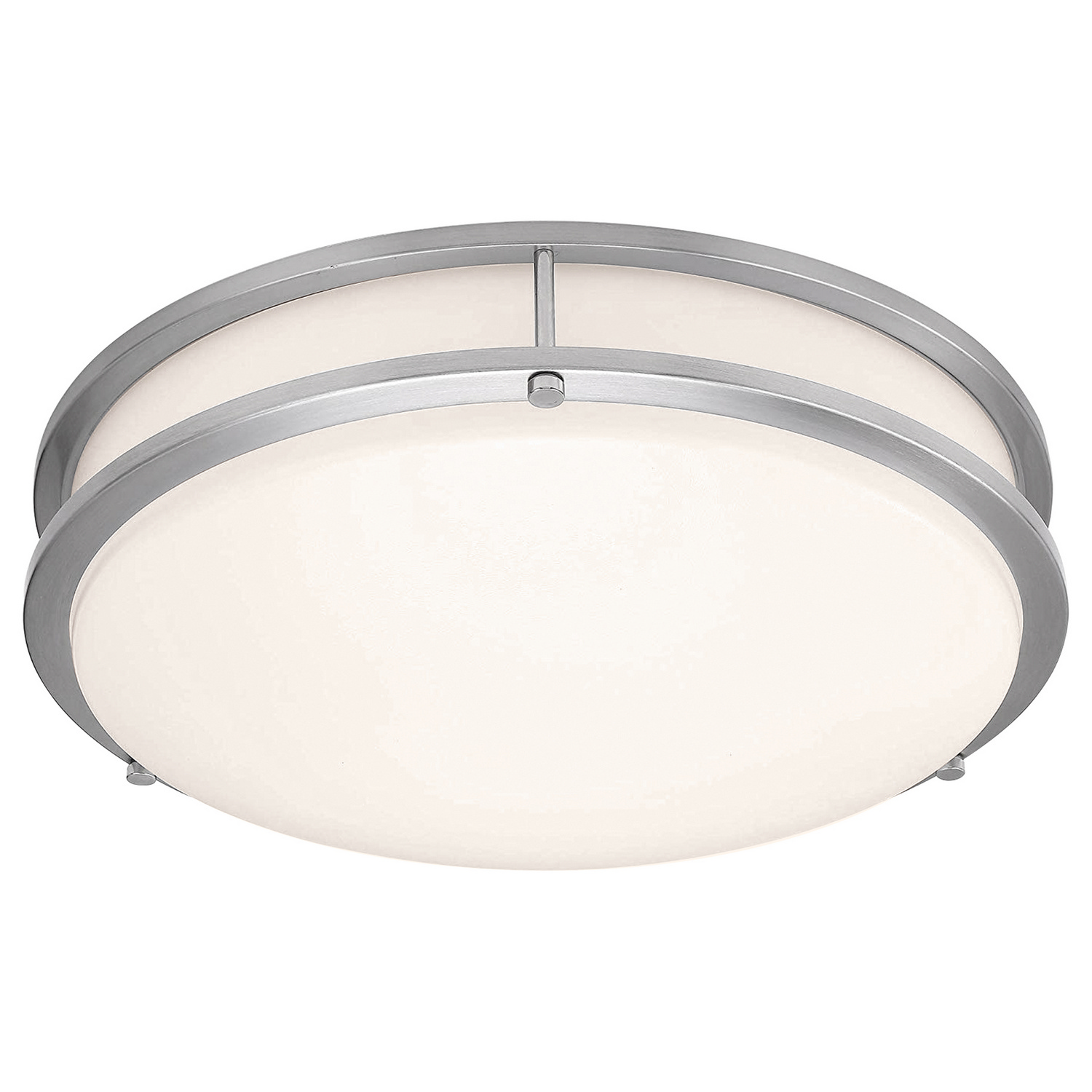 Brushed Steel LED Flush Mount from the Solero II Collection