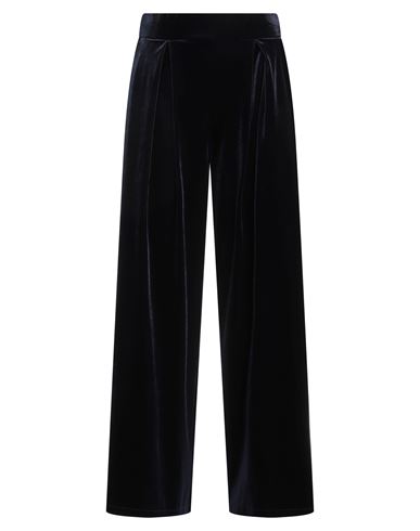 Woman Pants Navy Size M Polyester, Elastane