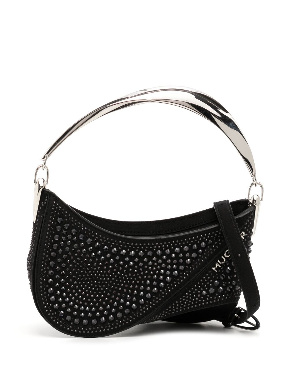 Spiral Curve 01 top-handle bag - Black