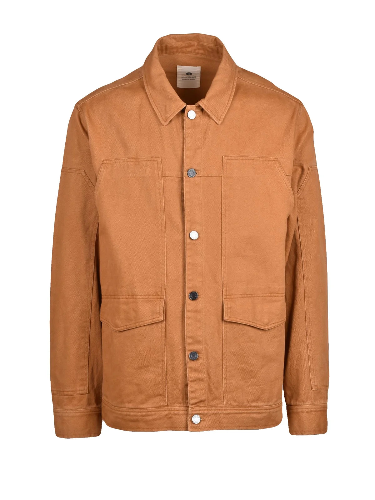 Brown Cotton Denim Jacket
