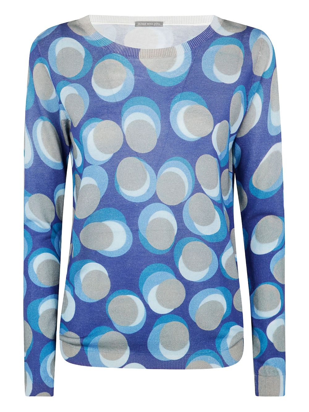 IN BED WITH YOU geometric jumper - Blue