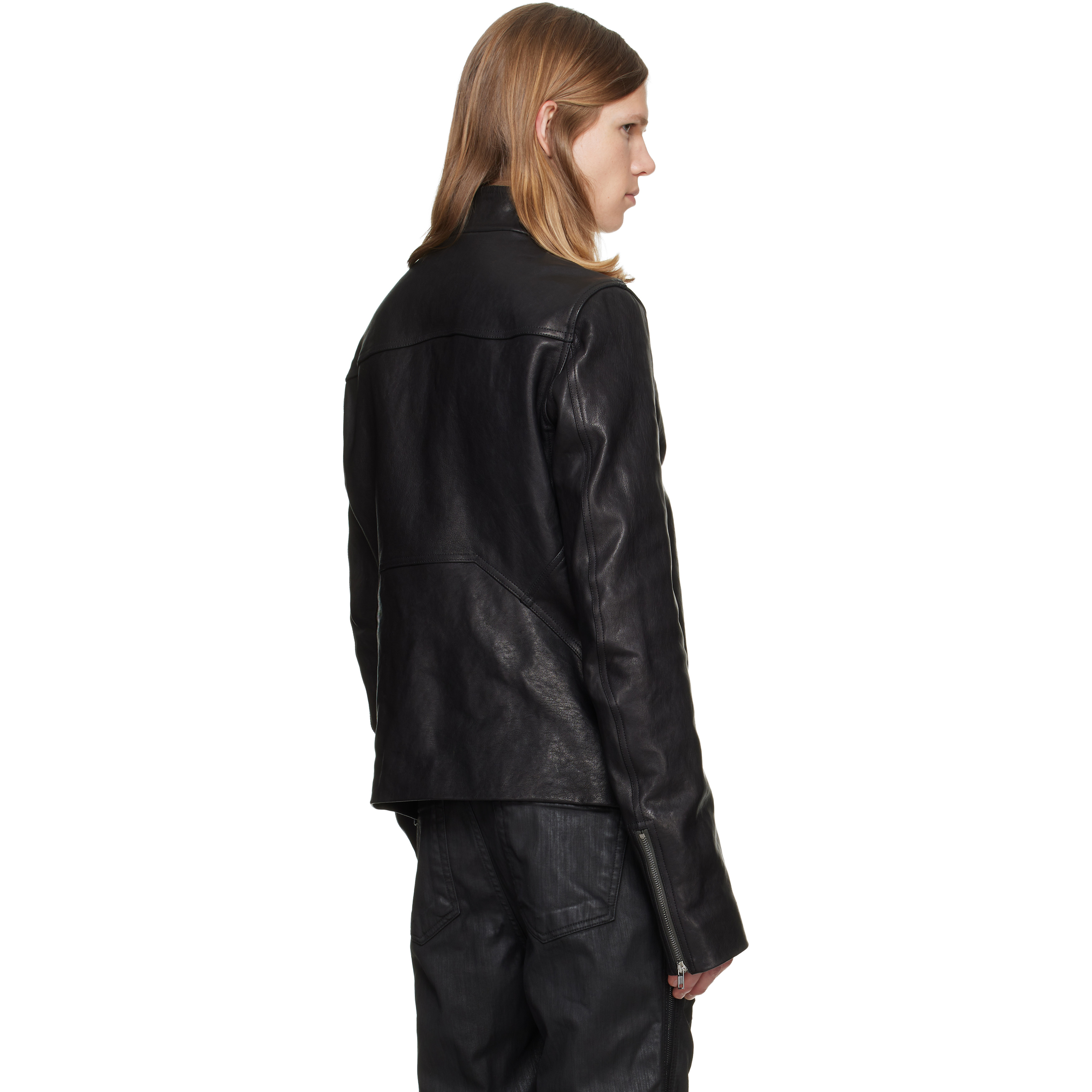 Black Tower Release Leather Jacket