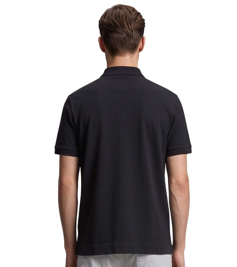 Black Shirt Collar Polo