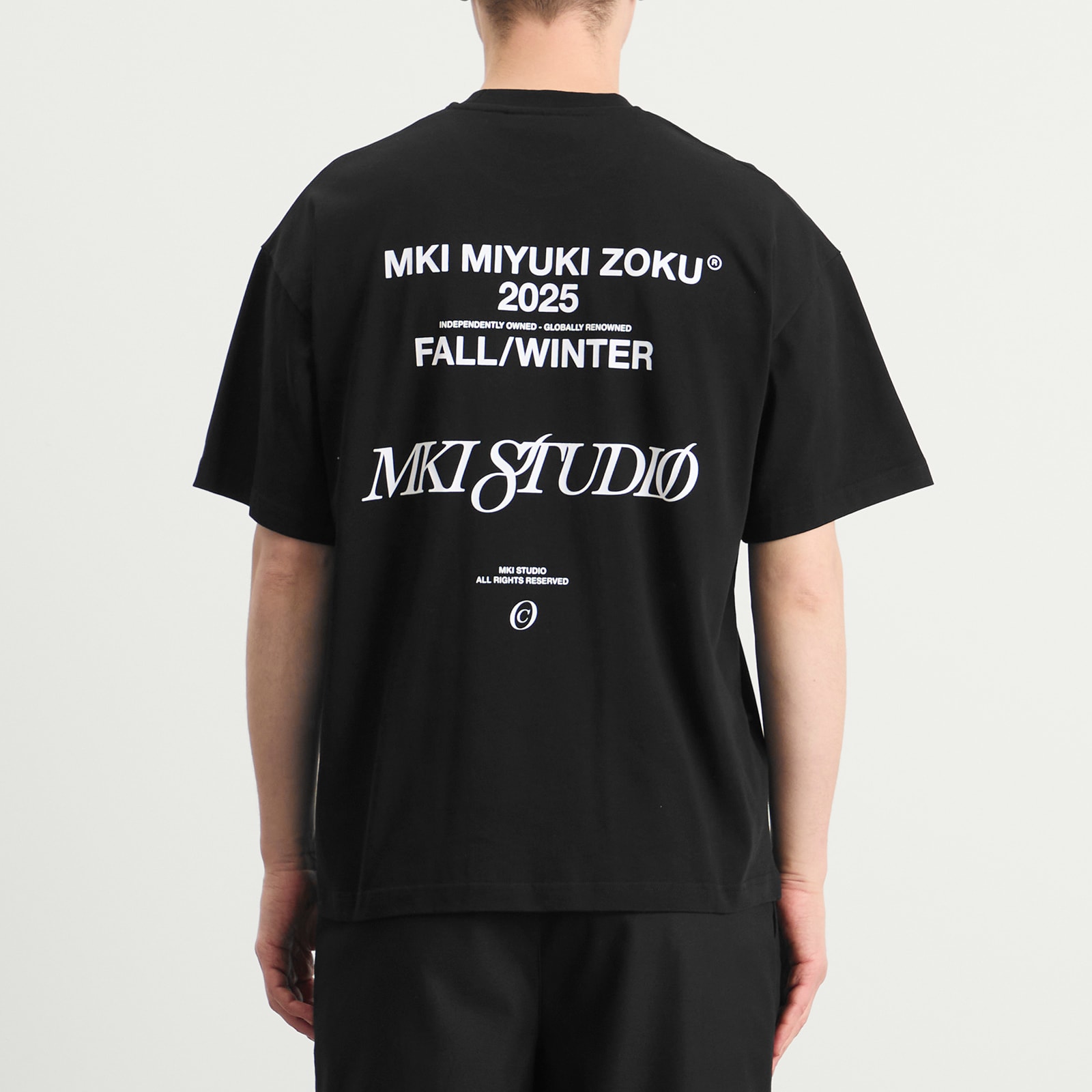 Men's Script T-Shirt Black
