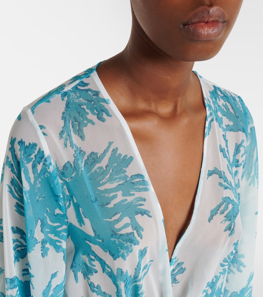 Chloe floral georgette kaftan