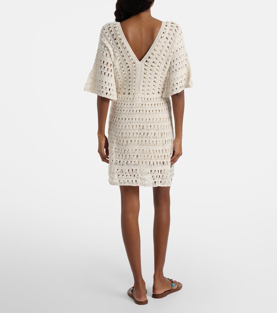 Crochet cotton minidress