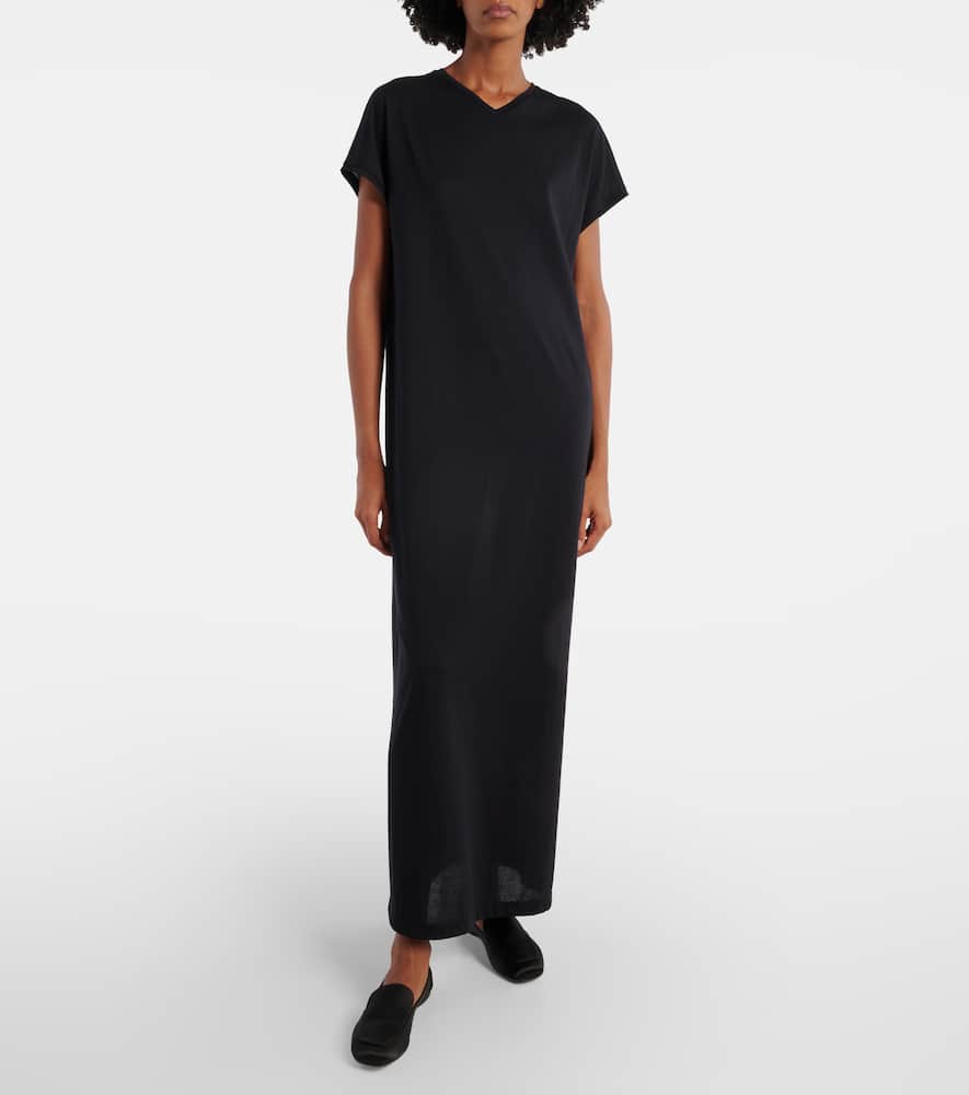 Verda cotton-blend jersey maxi dress