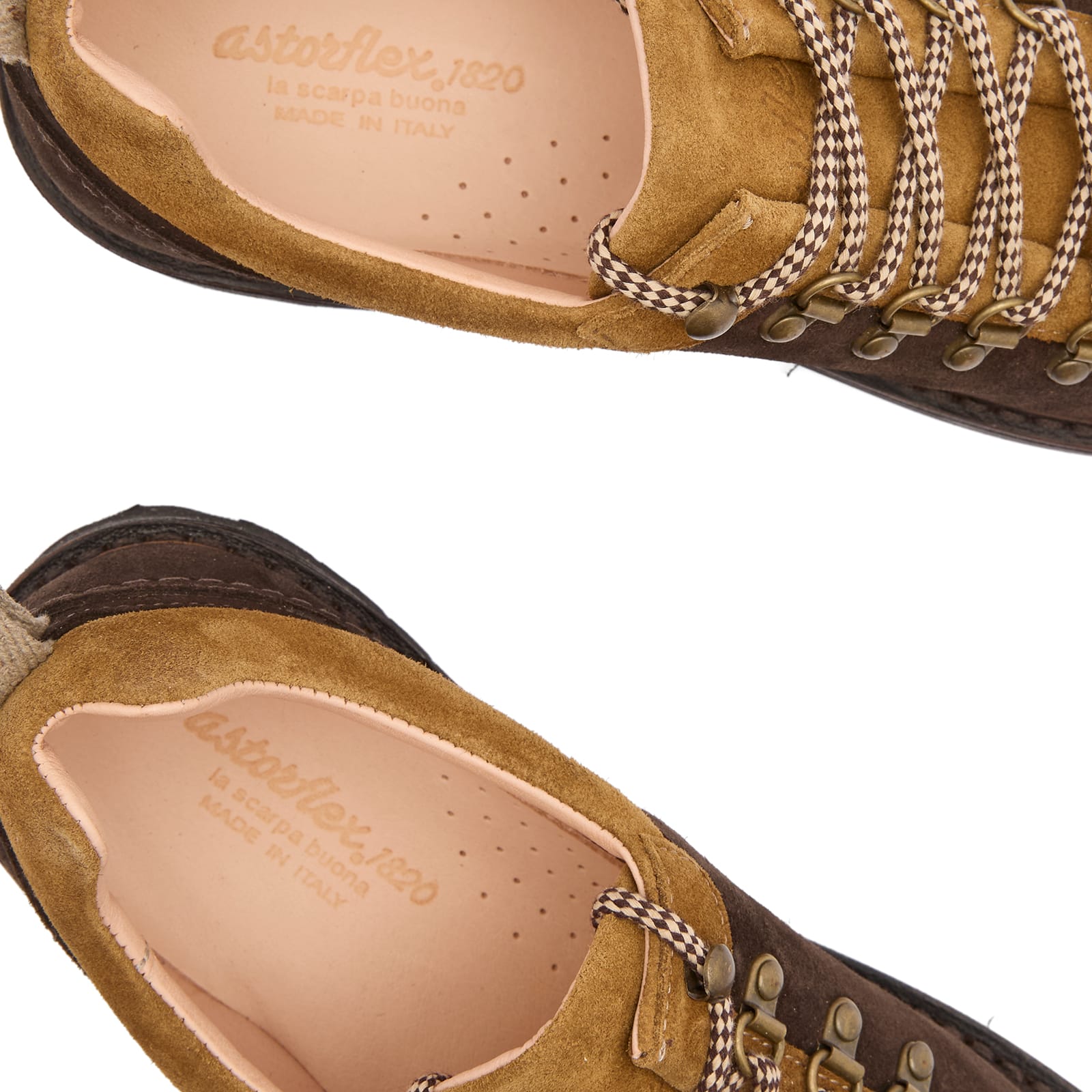 Men's Furflex Suede Shoes Dark Chestnut