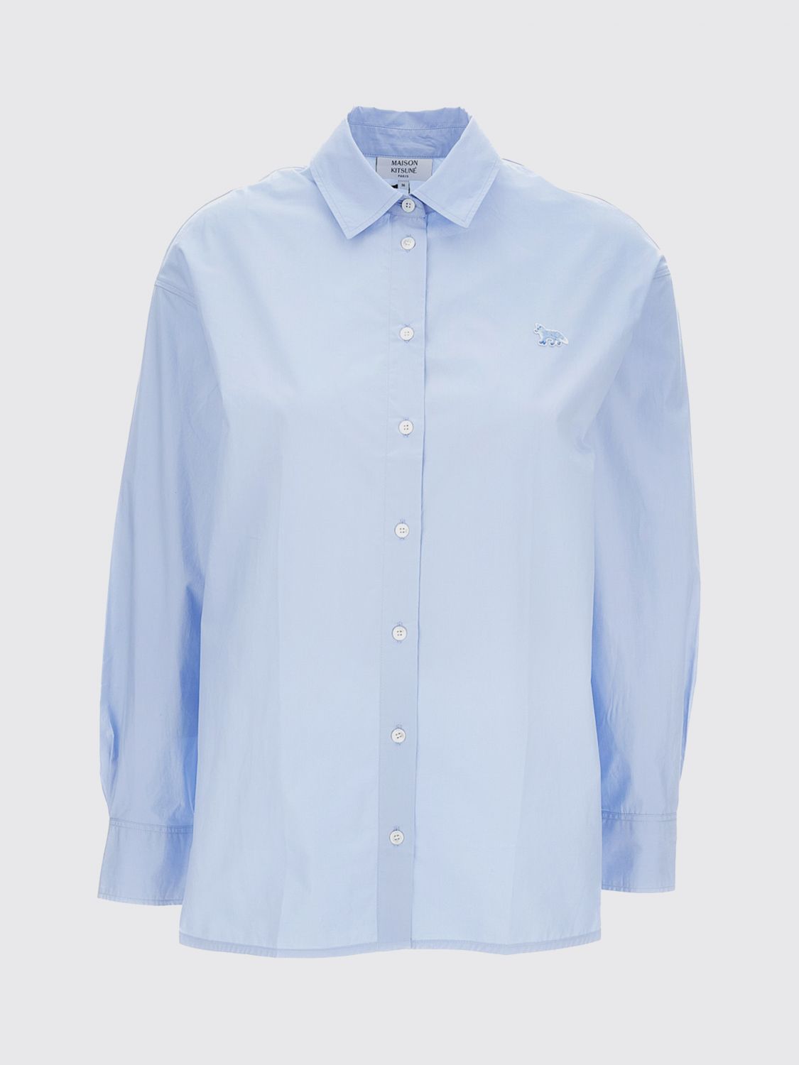 MAISON KITSUNÉ Shirt Woman color Blue