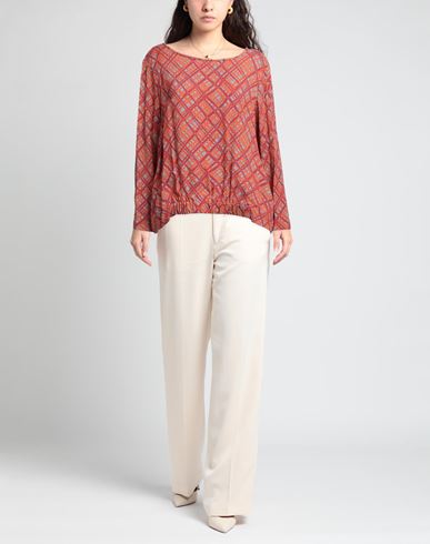 Rosso35 Woman Top Tomato red Size 6 Viscose