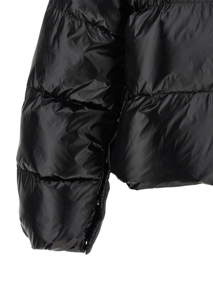 Pinko - impasto hooded down jacket quilted texture