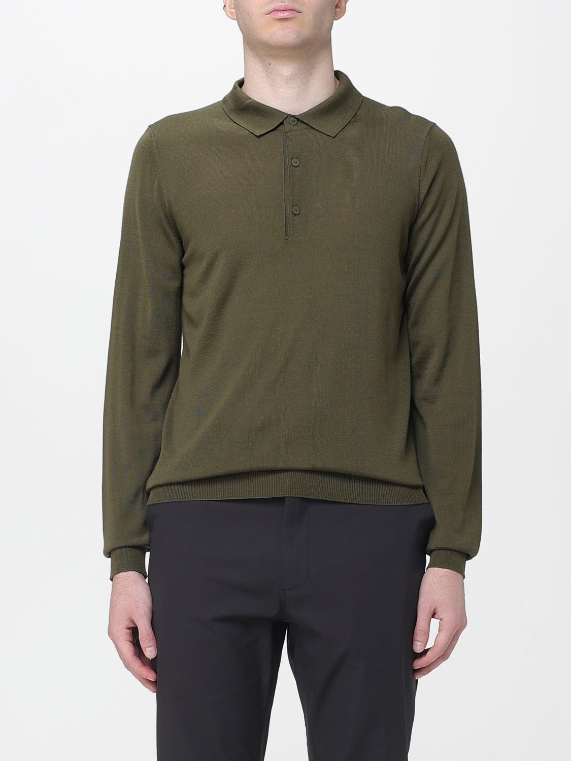 Polo Shirt Men color Green