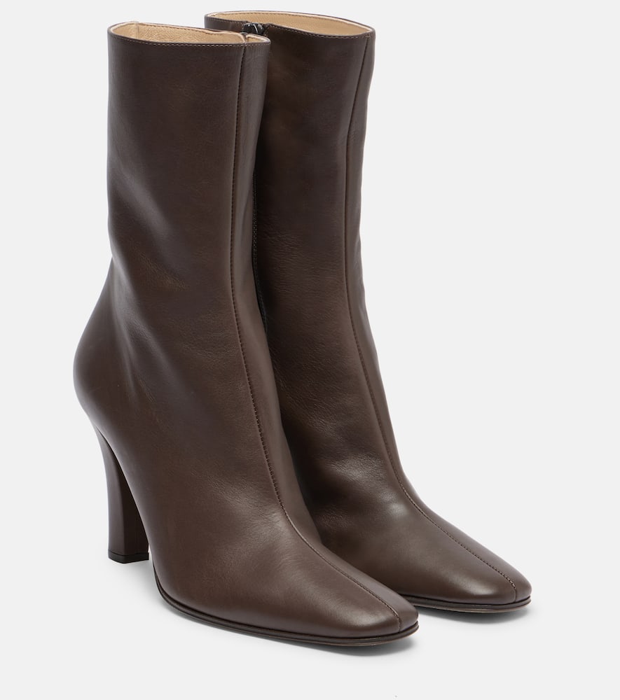 Mona leather ankle boots