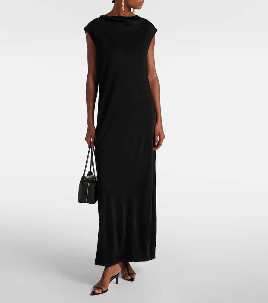 Tie-detail midi dress
