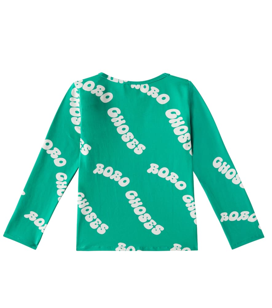Bobo Choses Wavy logo rashguard top