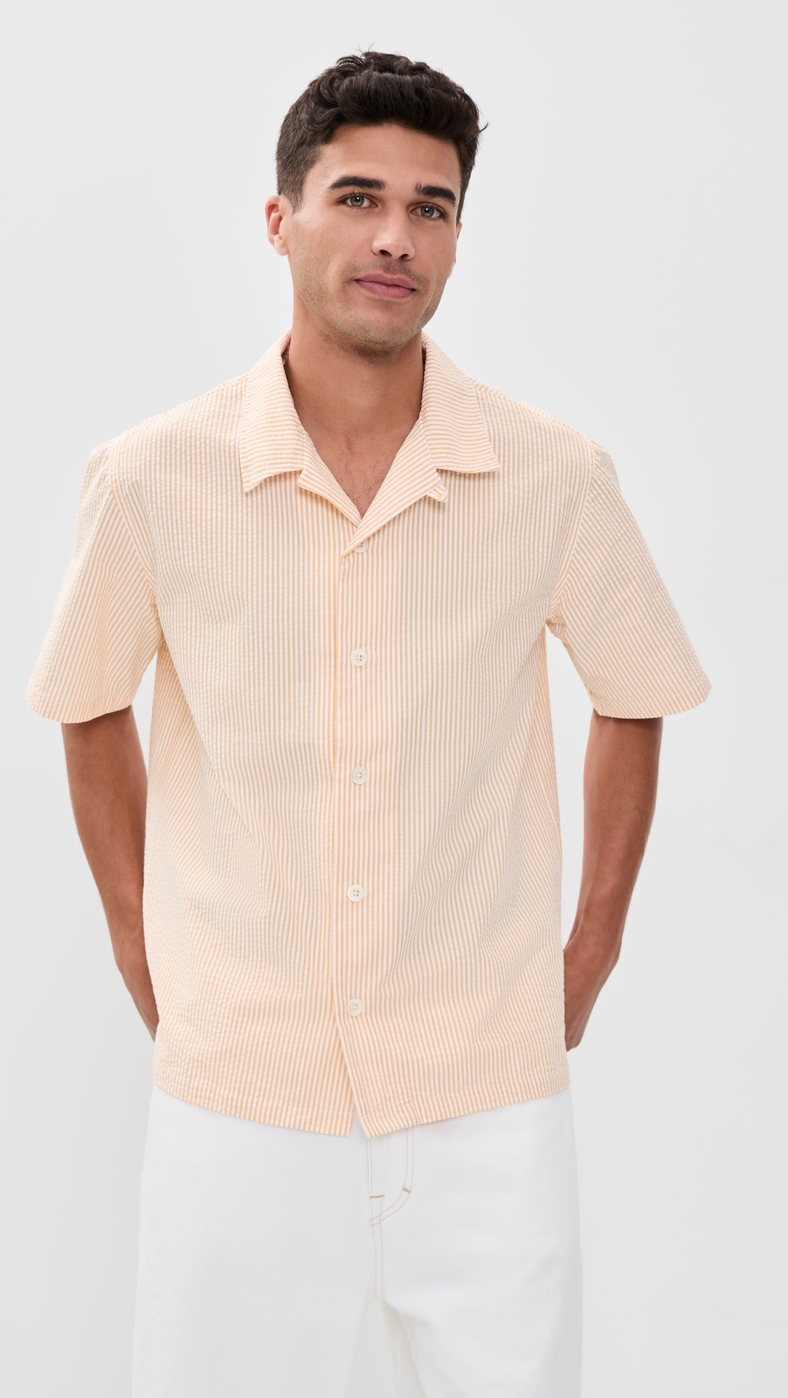 Seersucker Striped Cocktail D'amore Shirt Better In The Sun