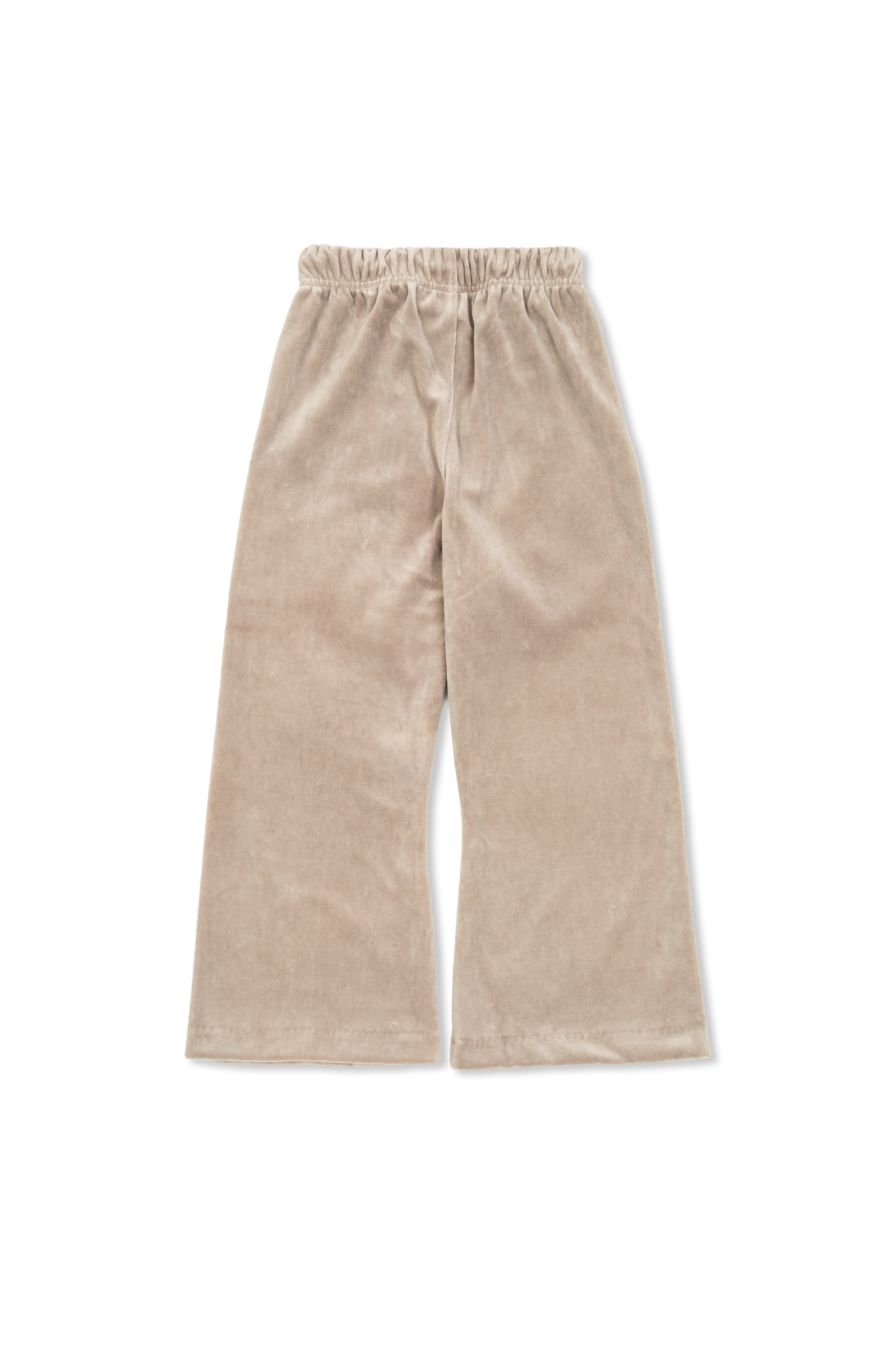 Velvet Straight-leg Trousers, Unisex, Grey