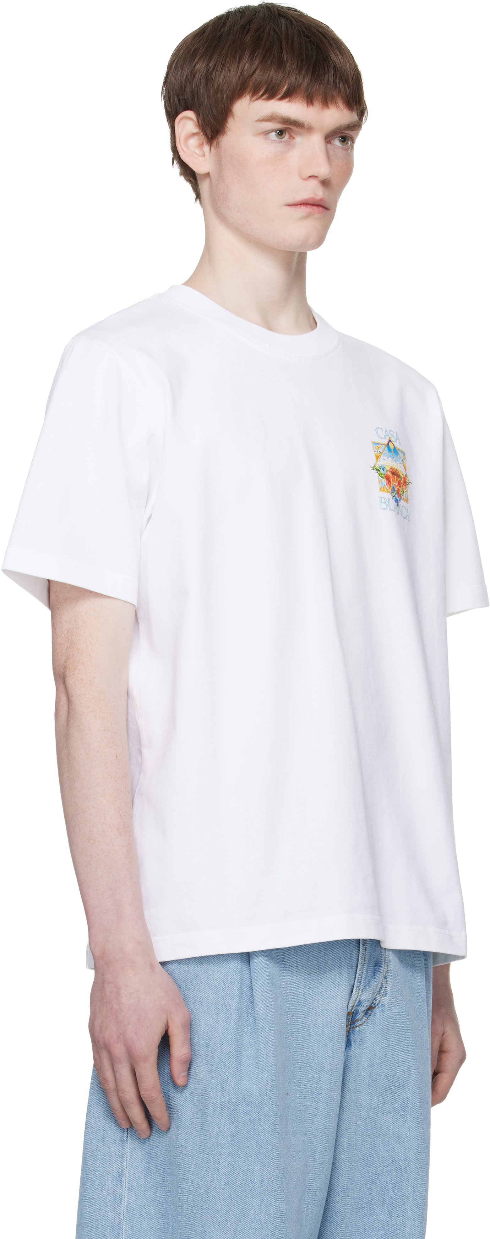 White Tennis Landscape Classic T‑shirt