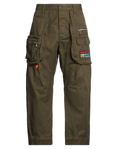 Man Pants Military green Size 26 Cotton