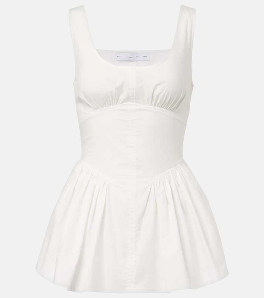 White Label Bader cotton-blend poplin top
