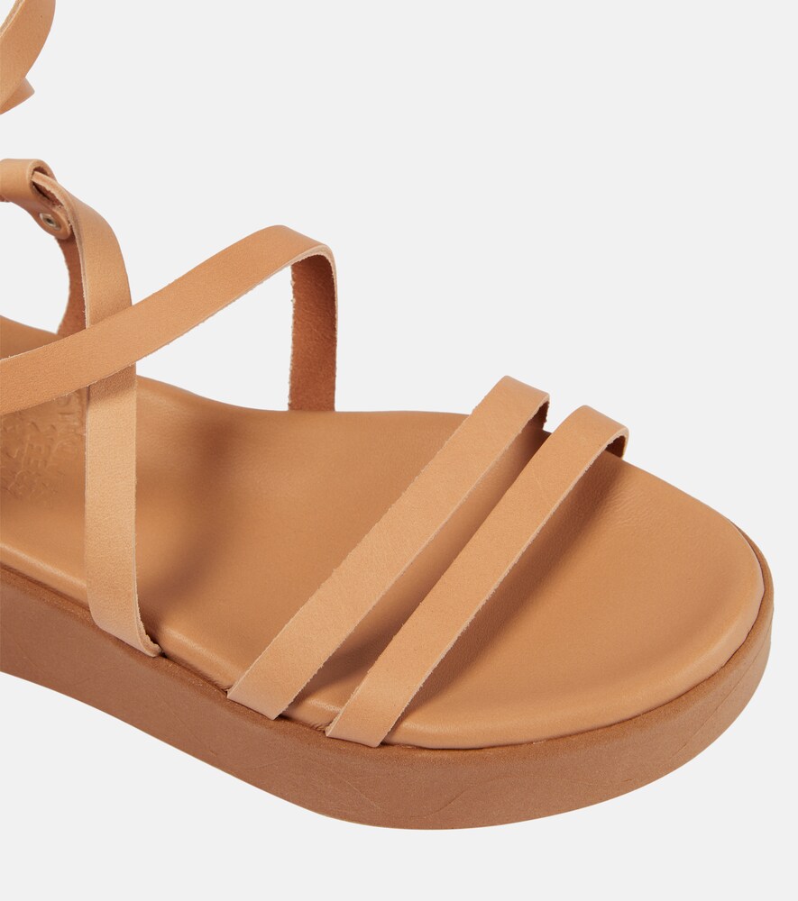 Aristea leather platform sandals