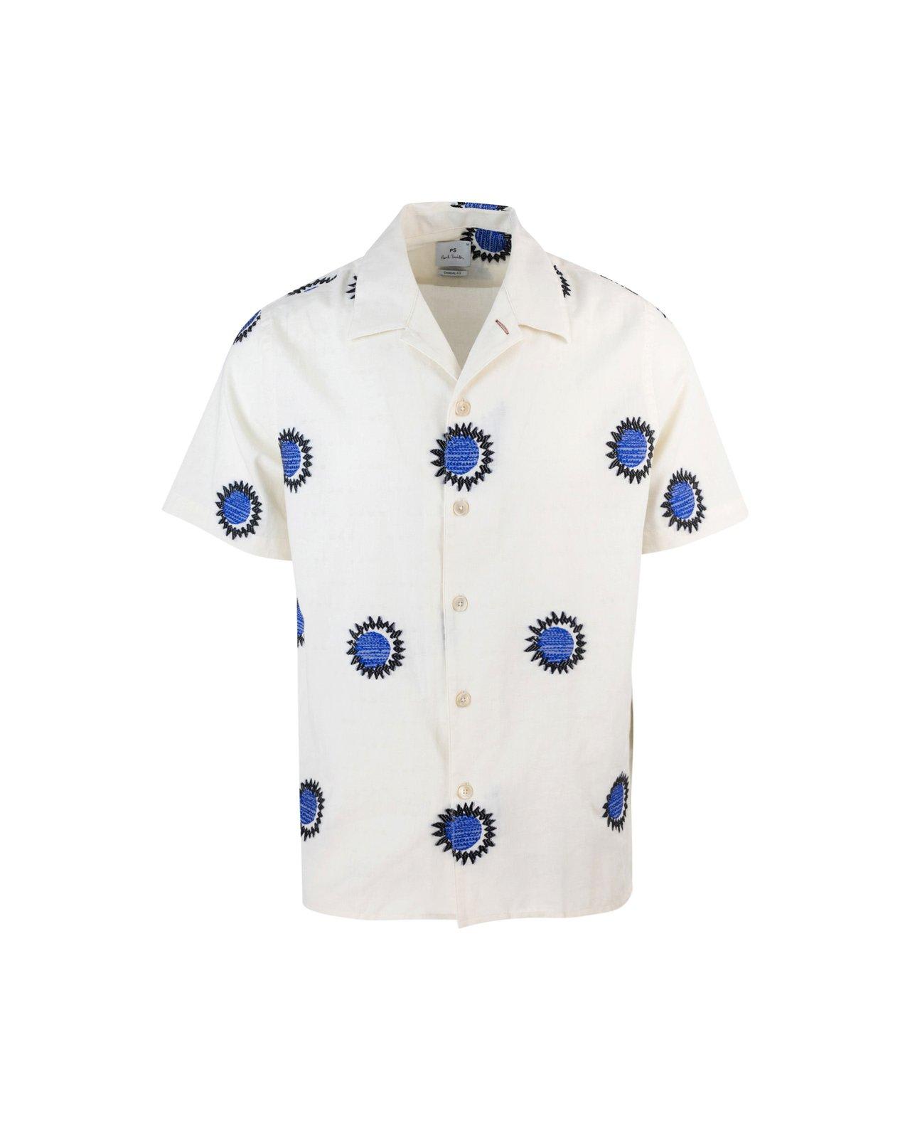 All-over Patterned Button-up Shirt
