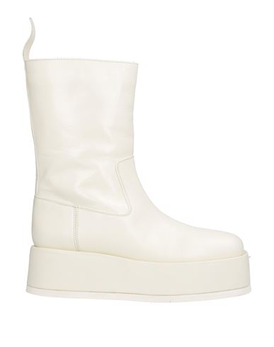 Woman Ankle boots Ivory Size 7 Soft Leather