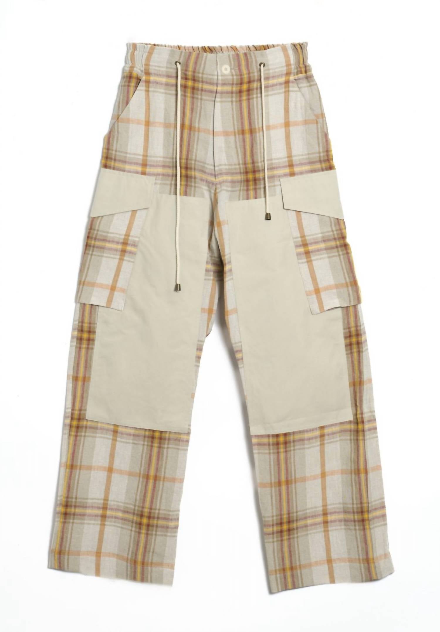 Men's Cargo Pant In Summer Tartan